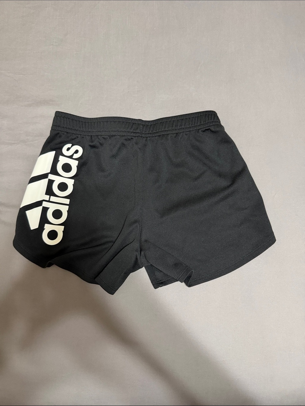 💥 KIDS girls adidas Black Shorts with White Logo